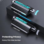 Solar Charging LED Light Temporary Parking Sign Safety Hammer