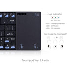 Rii K12+ Office Computer Notebook Silent 2.4GHz Wireless Mini Keyboard
