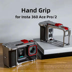 For Insta360 Ace Pro 2 / Ace Pro Flymile Xplorer Grip Kit Street Photography Handle Metal Cage Case, Xplorer Grip