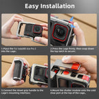 For Insta360 Ace Pro 2 / Ace Pro Flymile Xplorer Grip Kit Street Photography Handle Metal Cage Case, Xplorer Grip
