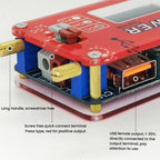 USB 15W Adjustable Power Supply Module LCD Display Mobile Boost Cable, DP3A