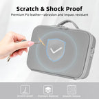 For Insta360 X5 Flymile All-in-One Storage Shoulder Bag Durable PU + Lycra Material Carrying Case, PU + Lycra