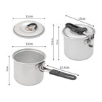 CLS 770ml Outdoor Camping Portable Single Pot Self-driving Folding Pot