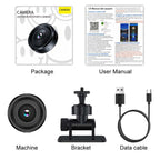 Mini Portable Multi-function Monitoring Fisheye Wide Angle Lens, C8