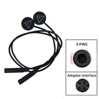 General Motorcycle Blind Spot Monitoring Line Auxiliary Lens Light, 5V Car Logo Lights, 12V Triangle Light