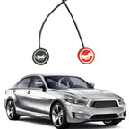 General Motorcycle Blind Spot Monitoring Line Auxiliary Lens Light, 5V Car Logo Lights, 12V Triangle Light