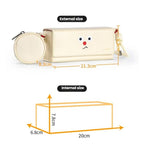 For DJI Pocket 3 Cwatcun D195 Medium Pocket Tripod Camera Bag Camera Accessories Shoulder Bag, D195