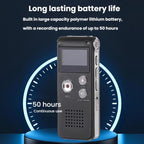 High-Definition Noise Reduction Control Ultra-Long Standby Conference Recorder, Black 64GB, Blue 64GB, Black 128GB, Blue 128GB