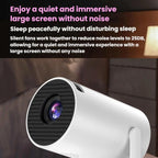 HY200 Home 1080P Projector Mini HD Smart WiFi Projector, US Plug, EU Plug, UK Plug, AU Plug