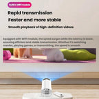 HY200 Home 1080P Projector Mini HD Smart WiFi Projector, US Plug, EU Plug, UK Plug, AU Plug