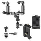 Car Rearview Mirror Bracket Camera Mobile Phone Fixing Base Accessories, With Phone Clip