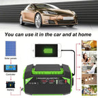 Gurxun Car Pure Sine Wave Inverter Dual AC Sockets + 2 USB + 2 Type-C Ports Outdoor Car Power Converter, 300W EU Plug, 500W EU Plug, 300W US Plug, 500W US Plug, 300W Brazil Plug 12V To 110V, 300W Brazil Plug 12V To 220V, 500W Brazil Plug 12V To 110V   ...