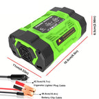 Gurxun Modified Wave Inverter With 18W Solar Panel + 30A Controller Dual Socket + 2 USB + 2 Type-C Ports, 300W Universal Socket 12V To 220V, 300W Universal Socket 12V To 110V, 300W EU Plug 12V To 220V, 300W US Plug 12V To 110V                          ...