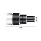 Adjustable Focus DIY Optical Snoot for Bowens Mount Flash Conical Lens Photography Light Modifier, 5 Templates Kit, 25 Templates Kit, 35 Templates Kit