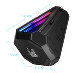 For Nintendo Switch 2 Joy-Con Controllers 4 In 1 Triangular Charging Base With RGB Light, S219