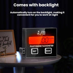 Chain Saw Tachometer Lawn Mower Gasoline Engine Speedometer, Backlight Version