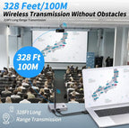 2 In 1 4K 30Hz Wireless HDMI Extender 100m Point To Point HD Video Transmitter, Transmitter+Receiver, 100m
