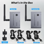 2 In 1 4K 30Hz Wireless HDMI Extender 100m Point To Point HD Video Transmitter, Transmitter+Receiver, 100m