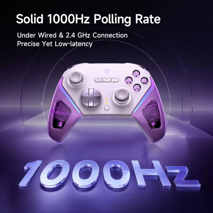 EasySMX D10 Wireless Gaming Controller with Dual-Mode Triggers & TMR Hall Effect Joysticks Charging Dock for PC/Switch/Phone/Steam