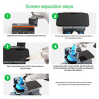 2 In 1 Split Screen Rotating Mobile Phone Repair Fixture Multifunctional Rotating Clamp, RL-601S Plus