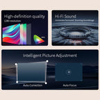 360 Degree Wireless Micro Android Projector, US Plug, EU Plug, UK Plug, AU Plug