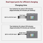 For DJI Mini 2 SE/Mini 2/Mini 4K YX 3-way Battery Charging Hub With Color Screen, Color Screen Charging Hub