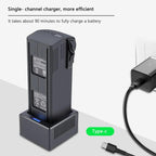 For DJI Mavic 3 Pro/Mavic 3 YX USB-C Fast Charger Single Channel Charging Hub For Drone Batteries, For Mavic 3 Charger