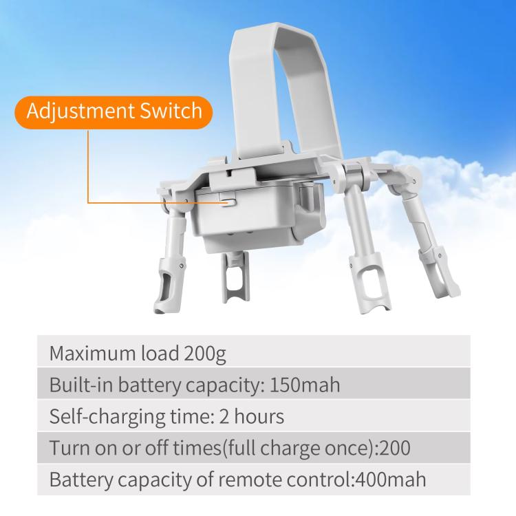 For DJI Mini 3 Pro / Mini 3 Drone YX Airdrop System Rechargeable Thrower Load 200g, For DJI Mini 3 Pro / Mini 3