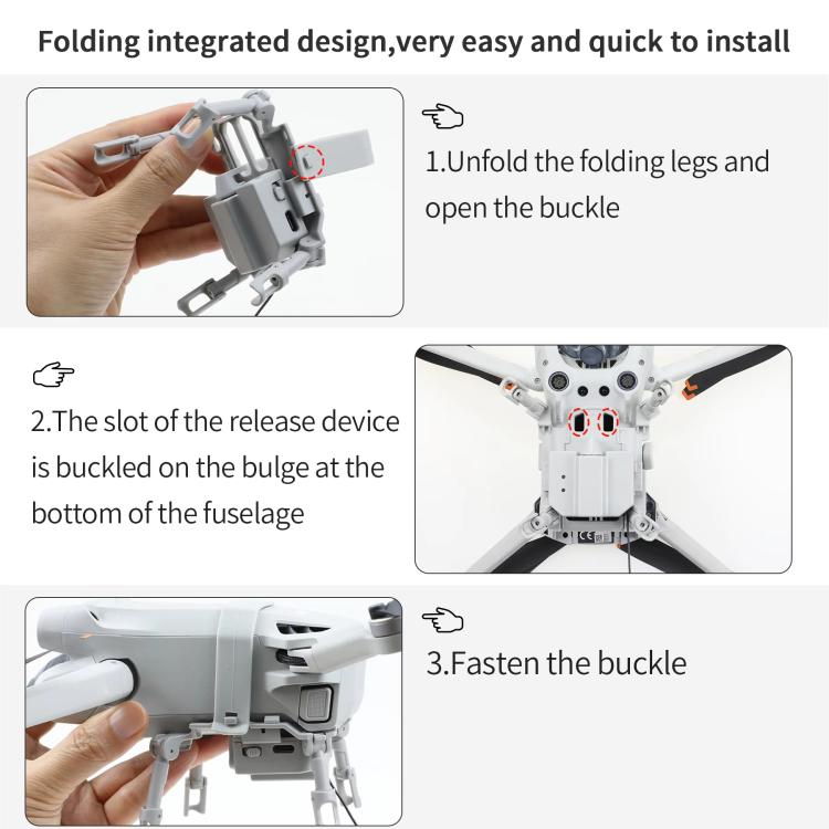 For DJI Mini 3 Pro / Mini 3 Drone YX Airdrop System Rechargeable Thrower Load 200g, For DJI Mini 3 Pro / Mini 3