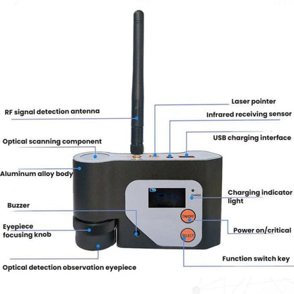 Laser Infrared Scanning Detector WiFi Camera Finder, DS-318