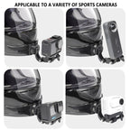 360-degree Rotatable Helmet Chin Mount for GoPro HERO/Insta360/DJI Osmo Action POV Camera Mount