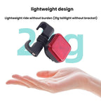 Bicycle Charging Taillights Smart Brake Sensing Taillights Night Riding Waterproof Warning Lights, Seat Cushion, Seat Post