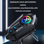 Motorcycle Helmet Waterproof Noise-reducing Headset, Soft Mic, Hard Mic