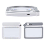 3.5X 12LED Folding Magnifying Glass Handheld Reading Glass With Charge Display, 3.5X
