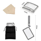 3.5X 12LED Folding Magnifying Glass Handheld Reading Glass With Charge Display, 3.5X