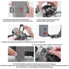 For DJI AIR 3S/AIR 3 BRDRC Drone Airdrop Accessories, For DJI AIR 3S/AIR 3