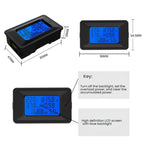 Multifunctional Electric Meter AC Digital Voltage Frequency Monitor, AC 20A 4400W, AC 100A 22000W With Transformer