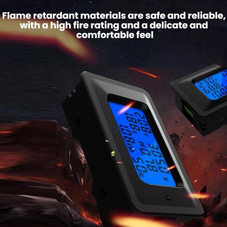 Multifunctional Electric Meter AC Digital Voltage Frequency Monitor, AC 20A 4400W, AC 100A 22000W With Transformer