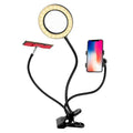 10X 72LEDs Optical Magnifying Glass Hose Type Mobile Phone Holder, 10X
