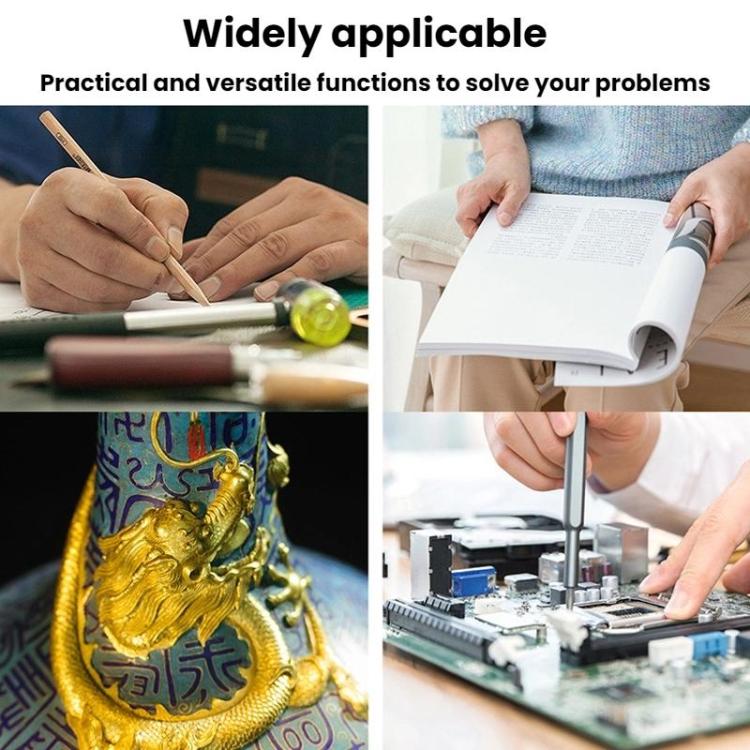 10X 72LEDs Optical Magnifying Glass Hose Type Mobile Phone Holder, 10X