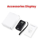 Portable FM/AM Clock-Controlled Stereo Pocket Radio Player, For EU, For US