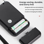 Portable FM/AM Clock-Controlled Stereo Pocket Radio Player, For EU, For US