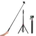 Extendable Selfie Stick Tripod For Action Cameras One-Button Quick Setup Monopod With Wide-Angle View, Flymile 1.4m, Flymile 1.6m