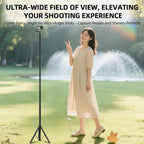 Extendable Selfie Stick Tripod For Action Cameras One-Button Quick Setup Monopod With Wide-Angle View, Flymile 1.4m, Flymile 1.6m