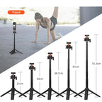 Flymile 20-54cm Magnetic Quick-Release Tripod for Insta360 Ace Pro 2/X5/X4/X3/X2/Ace Pro/Ace