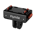 Flymile Plastic Magnetic Quick-Release Base For Insta360 Ace Pro 2/X5/X4/X3/X2/Ace Pro/Ace, 2-claw