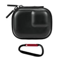 Flymile PU Mini Camera Case with Carabiner For Caged DJI Action 3/4/5 Pro/Insta360 Ace Pro 2/1/GoPro