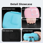 Flymile PU Mini Camera Case with Carabiner For Caged DJI Action 3/4/5 Pro/Insta360 Ace Pro 2/1/GoPro