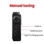 OJADE OE-2401 Full-Band Full-Channel Portable High Sensitivity Digital Display Bluetooth Stereo Radio