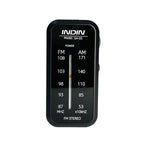 INDIN SH05 Mini Stereo AM/FM Radio With Earphone & Stainless Steel Clip, SH05